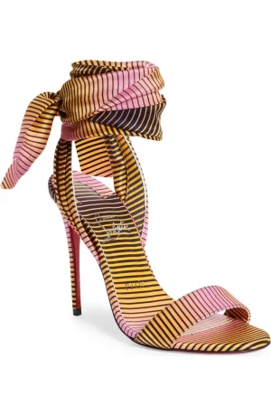 Sandale du Désert Silk Ankle Wrap Sandal