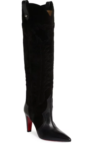 Santia Pointed Toe Knee High Boot